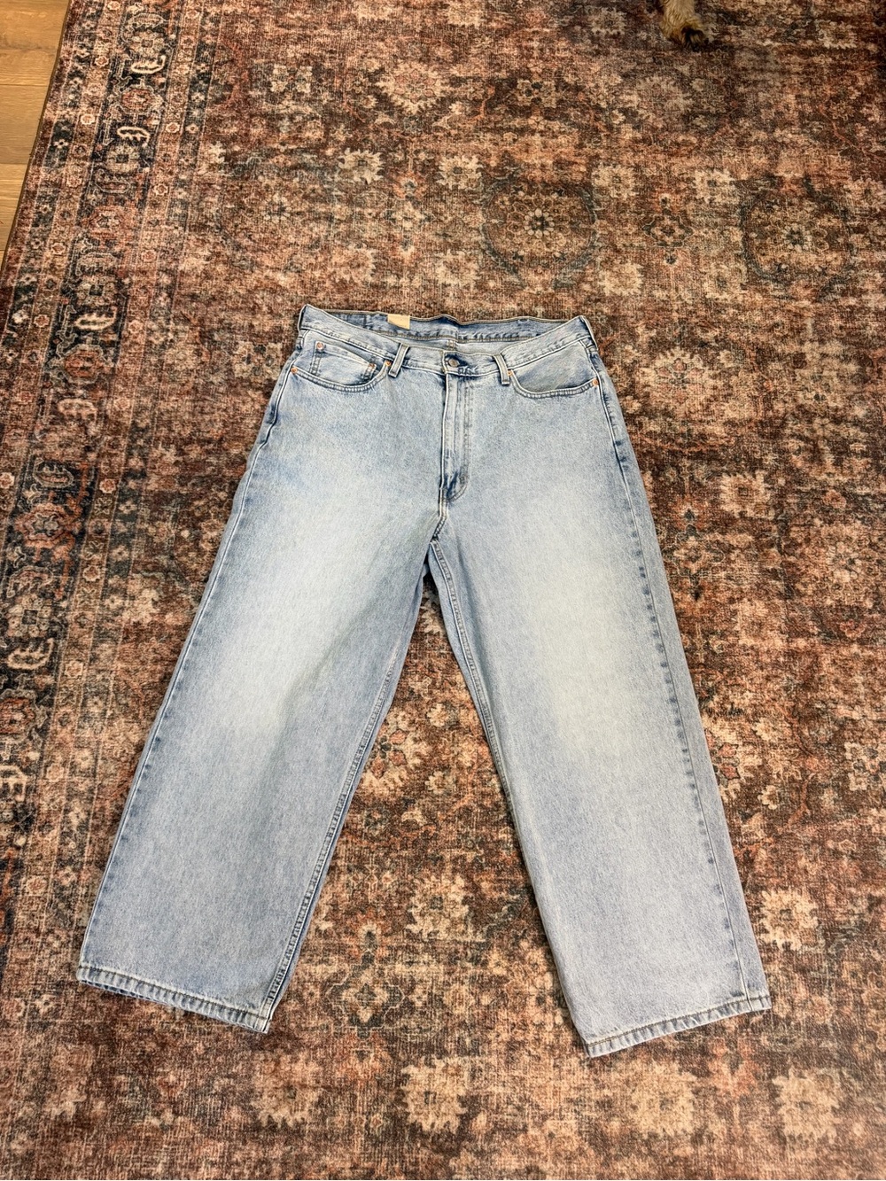 Levi’s 578 Baggy Jeans Men’s 38x30 Light Wash Blue Denim Wide Leg New With Tags